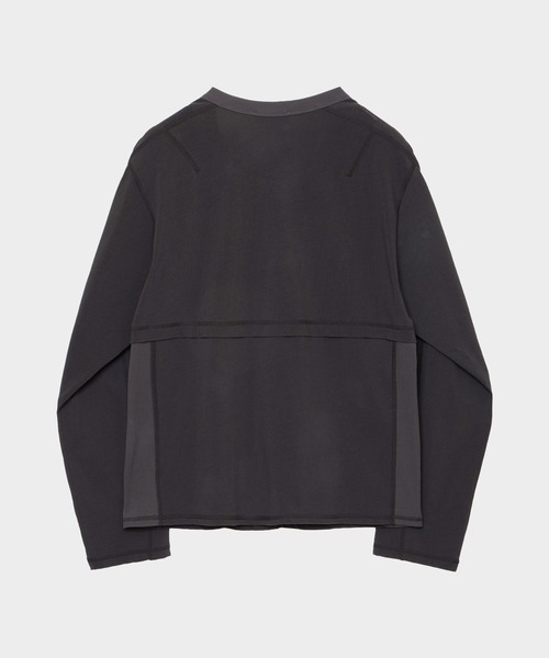 MATSUFUJI(マツフジ)の「【MATSUFUJI/マツフジ】Cotton Cardigan(カーディガン/ボレロ・メンズ・グレー・3/4)」の2枚目の写真