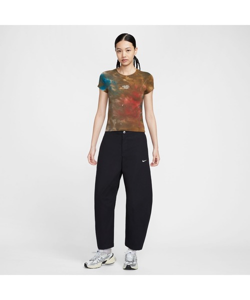 NIKE(ナイキ)の「ナイキ NIKE ナイキ NSW ストリート バレル パンツ(その他パンツ・レディース・グリーン/ブラック・L/M/S)」の6枚目の写真