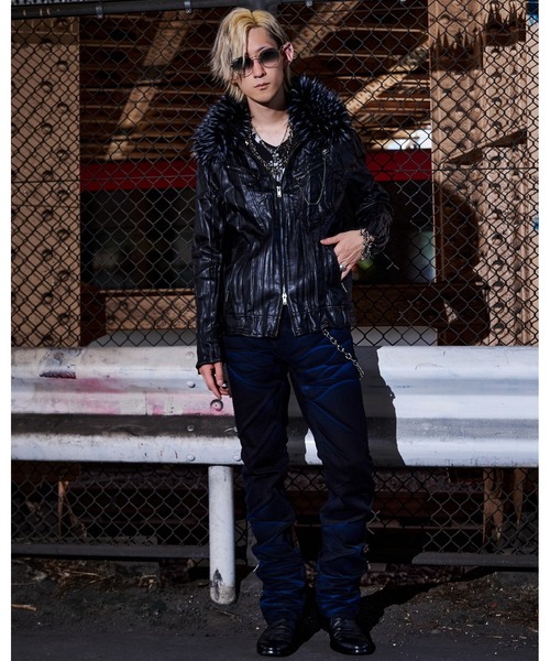 FUGA ライダース FUGA/フーガ』ファー付きライダースジャケット（ライダース