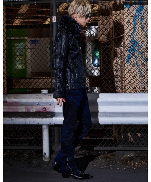 FUGA/フーガ』ファー付きライダースジャケット（ライダース