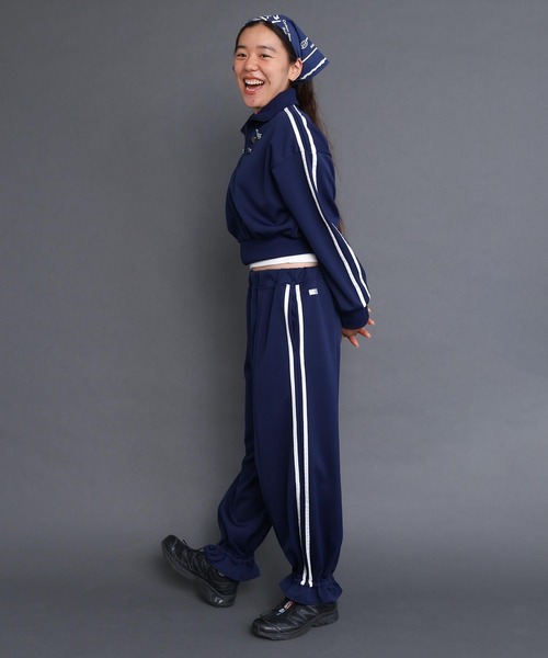 I am I in fact...（アイアムアイインファクト）の「Jersey short blouson（ジャージ・レディース・ネイビー/ブラック・FREE）」の8枚目の写真