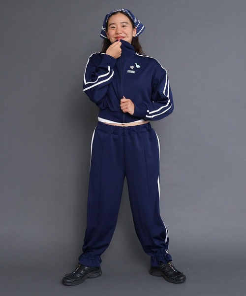 I am I in fact...（アイアムアイインファクト）の「Jersey short blouson（ジャージ・レディース・ネイビー/ブラック・FREE）」の9枚目の写真