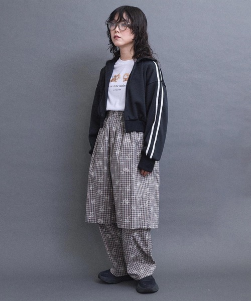 I am I in fact...（アイアムアイインファクト）の「Jersey short blouson（ジャージ・レディース・ネイビー/ブラック・FREE）」の20枚目の写真