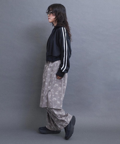 I am I in fact...（アイアムアイインファクト）の「Jersey short blouson（ジャージ・レディース・ネイビー/ブラック・FREE）」の17枚目の写真