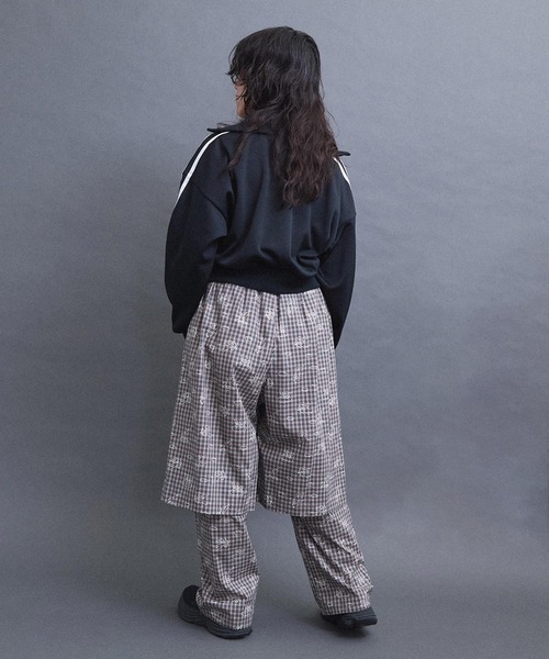 I am I in fact...（アイアムアイインファクト）の「Jersey short blouson（ジャージ・レディース・ネイビー/ブラック・FREE）」の18枚目の写真