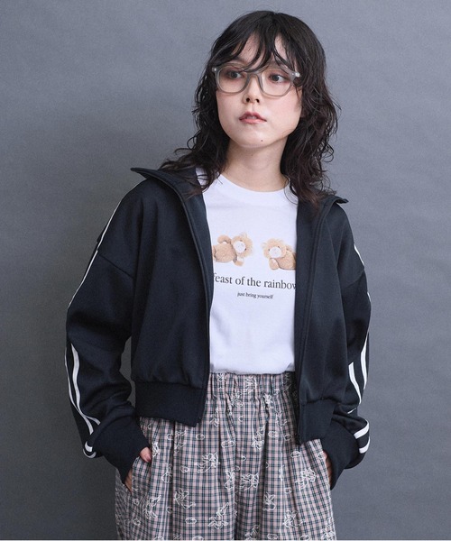 I am I in fact...（アイアムアイインファクト）の「Jersey short blouson（ジャージ・レディース・ネイビー/ブラック・FREE）」の14枚目の写真