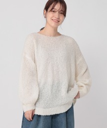 studio CLIP | 3ゲージシャギーブークレチュニックニット(ニット/セーター)