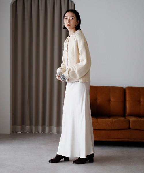 セール】【2025 AW】襟付きポロニットカーディガン（カーディガン