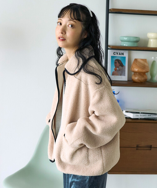 丸襟 カットボアジャケット（ブルゾン）｜FREAK'S STORE（フリークス