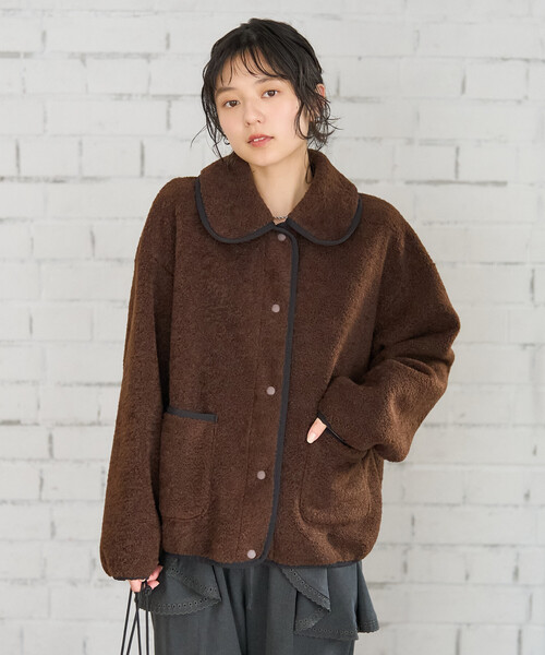 丸襟 カットボアジャケット（ブルゾン）｜FREAK'S STORE（フリークス