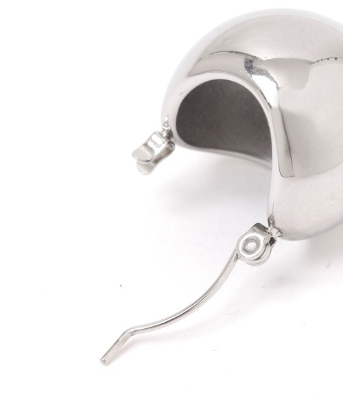 niko and...（ニコアンド）の「ステンレスボールピアス（リング・レディース・イエロー/グレー・0）」の3枚目の写真