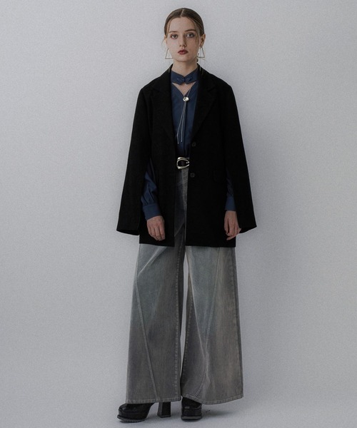 HARE（ハレ）の「2WAYチャイナブラウス(HARE)（シャツ/ブラウス・レディース・ブルー/グリーン/ブラック・FREE）」の8枚目の写真