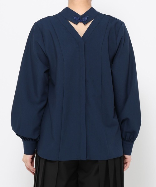 HARE（ハレ）の「2WAYチャイナブラウス(HARE)（シャツ/ブラウス・レディース・ブルー/グリーン/ブラック・FREE）」の19枚目の写真