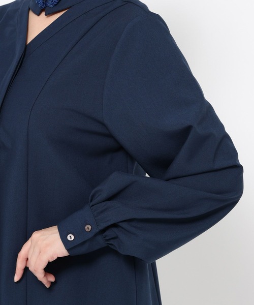 HARE（ハレ）の「2WAYチャイナブラウス(HARE)（シャツ/ブラウス・レディース・ブルー/グリーン/ブラック・FREE）」の22枚目の写真