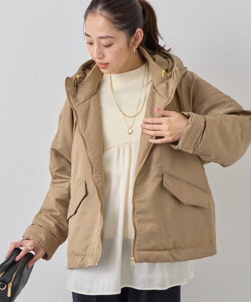 un dix cors（アンディコール）の「《デイリーに活躍》ミドルネックニットプルオーバー（ニット/セーター・レディース・アイボリー/ブラック・FREE）」の20枚目の写真