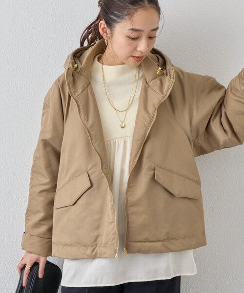 un dix cors（アンディコール）の「《デイリーに活躍》ミドルネックニットプルオーバー（ニット/セーター・レディース・アイボリー/ブラック・FREE）」の3枚目の写真