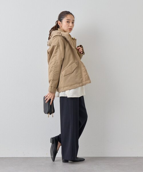 un dix cors（アンディコール）の「《デイリーに活躍》ミドルネックニットプルオーバー（ニット/セーター・レディース・アイボリー/ブラック・FREE）」の6枚目の写真