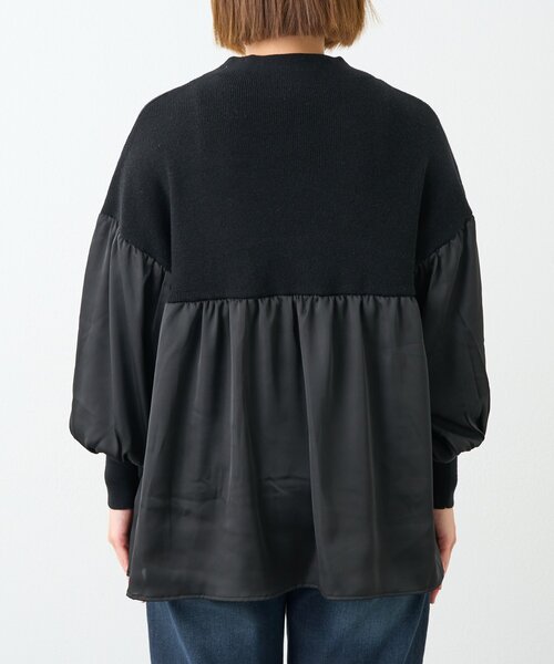 un dix cors（アンディコール）の「《デイリーに活躍》ミドルネックニットプルオーバー（ニット/セーター・レディース・アイボリー/ブラック・FREE）」の13枚目の写真