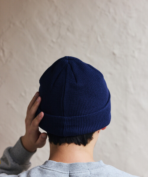 POLeR(ポーラー)の「POLeR × FREAK'S STORE/ポーラー × フリークスストア 別注 BEANIE ワンポイントロゴ ビーニー(ニットキャップ/ビーニー・メンズ・ブラック/ネイビー/オレンジ・ONE SIZE)」の16枚目の写真