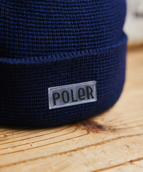 POLeR(ポーラー)の「POLeR × FREAK'S STORE/ポーラー × フリークスストア 別注 BEANIE ワンポイントロゴ ビーニー(ニットキャップ/ビーニー・メンズ・ブラック/ネイビー/オレンジ・ONE SIZE)」の18枚目の写真