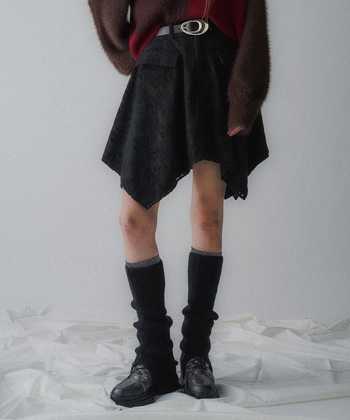 HARE(ハレ)の「モールレーススカパン(HARE)(その他パンツ・レディース・ブラック/ブルーグリーン・FREE)」の9枚目の写真