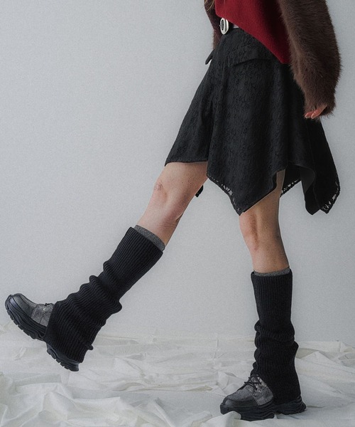 HARE(ハレ)の「モールレーススカパン(HARE)(その他パンツ・レディース・ブラック/ブルーグリーン・FREE)」の10枚目の写真