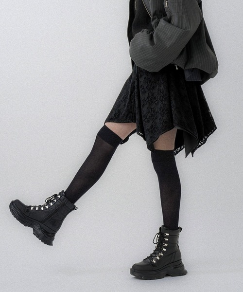 HARE(ハレ)の「モールレーススカパン(HARE)(その他パンツ・レディース・ブラック/ブルーグリーン・FREE)」の13枚目の写真