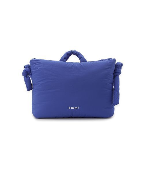emmi（エミ）の「【限定カラーあり】ナイロンパディングバッグ（ショルダーバッグ・レディース・ブラウン/ピンク/ダークネイビー/イエロー/アイボリー/ライトブルー/シルバー/ブルー・F）」の16枚目の写真