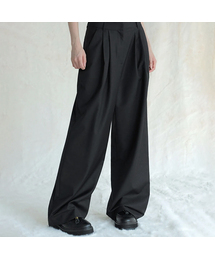 AVANDRESS（アバンドレス ）の「Two-Tuck Slacks 101 BLACK（スラックス）」