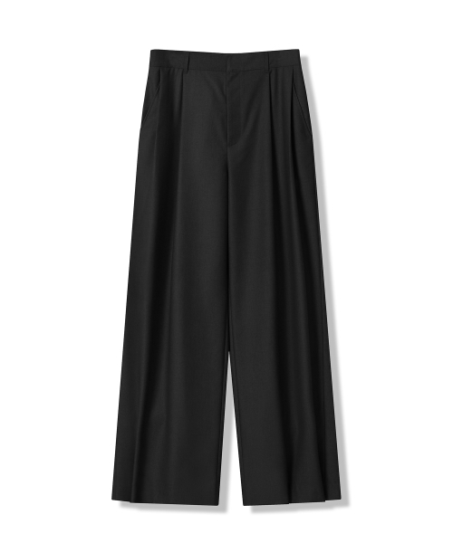 AVANDRESS(アバンドレス )の「Two-Tuck Slacks 101 BLACK(スラックス・レディース・ブラック・LARGE/SMALL/MEDIUM)」の5枚目の写真