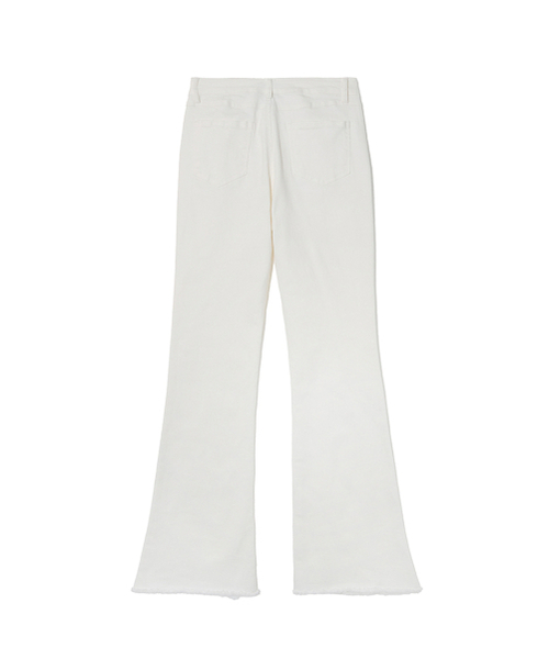 RENSE(レンセ)の「Mid-Rise Boot Cut Pants White(その他パンツ・レディース・その他・SMALL/MEDIUM)」の5枚目の写真