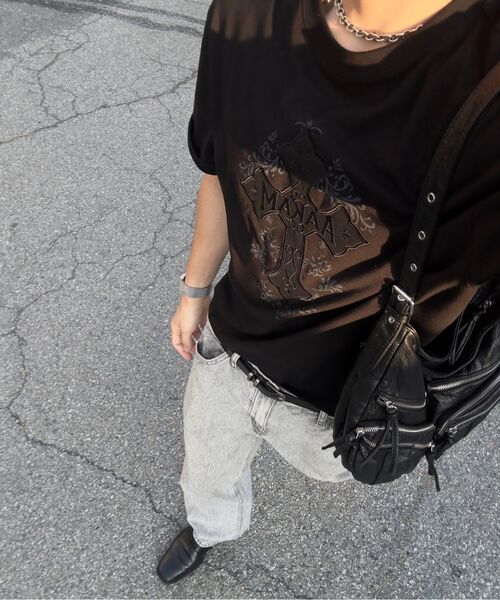 AAKAM(アーカム)の「AKM CROS2 ハーフトップ(ブラック)(Tシャツ/カットソー・レディース・その他・1/2)」の12枚目の写真