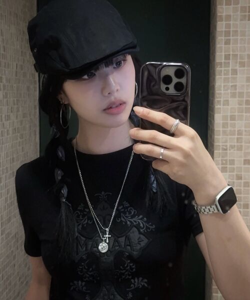 AAKAM(アーカム)の「AKM CROS2 ハーフトップ(ブラック)(Tシャツ/カットソー・レディース・その他・1/2)」の15枚目の写真