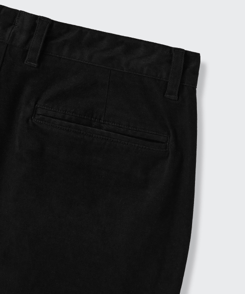 MUSINSA STANDARD（ムシンサスタンダード）の「[シティワーカーズ] モールスキンテーパードパンツ [ブラック]（その他パンツ・メンズ・その他・40/38/42/36/34/32/30/31/33/26/27/28/29）」の6枚目の写真