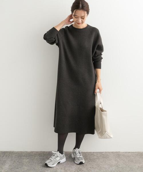 スウェットライクニットワンピース（ワンピース）｜URBAN RESEARCH