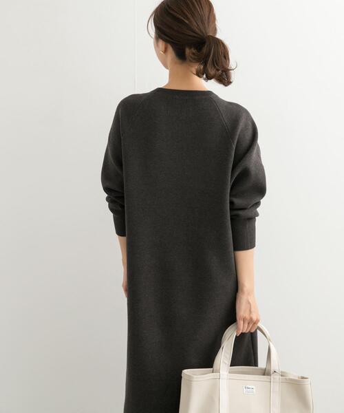 セール】スウェットライクニットワンピース（ワンピース）｜URBAN