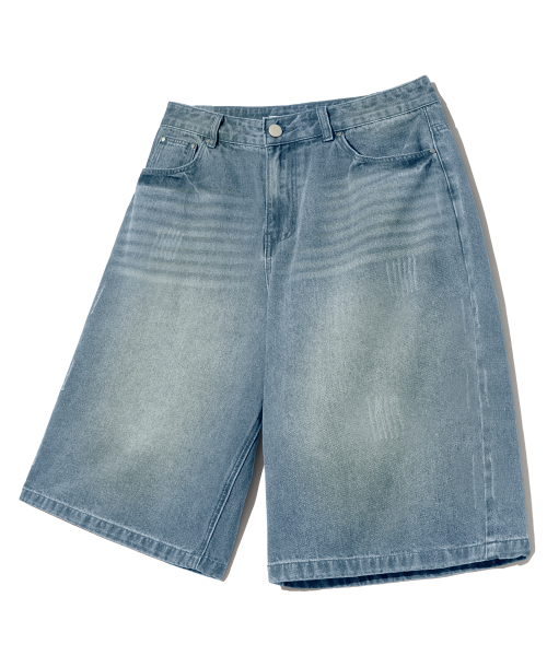 F.ILLUMINATE（フィルミネイト）の「デミジウォッシュドデニムショーツ-スカイブルー（その他パンツ・レディース・その他・SMALL/MEDIUM）」の3枚目の写真