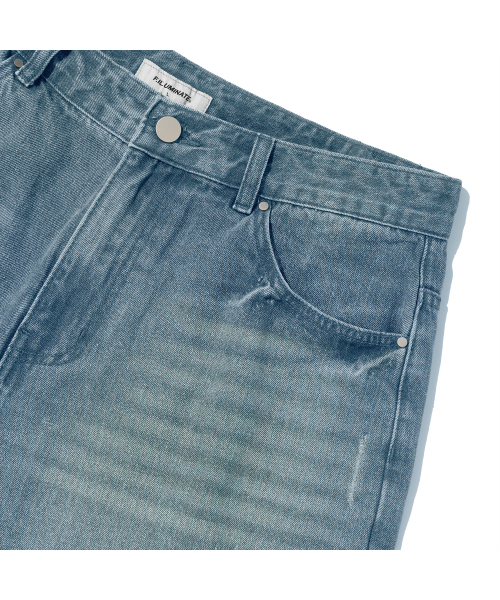 F.ILLUMINATE（フィルミネイト）の「デミジウォッシュドデニムショーツ-スカイブルー（その他パンツ・レディース・その他・SMALL/MEDIUM）」の10枚目の写真