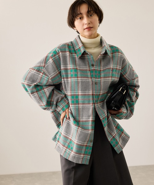 BEVERLY HILLS POLO CLUBシャギーチェックシャツ セール】【BEVERLY HILLS POLO CLUB・WEB限定】シャギーチェックシャツ