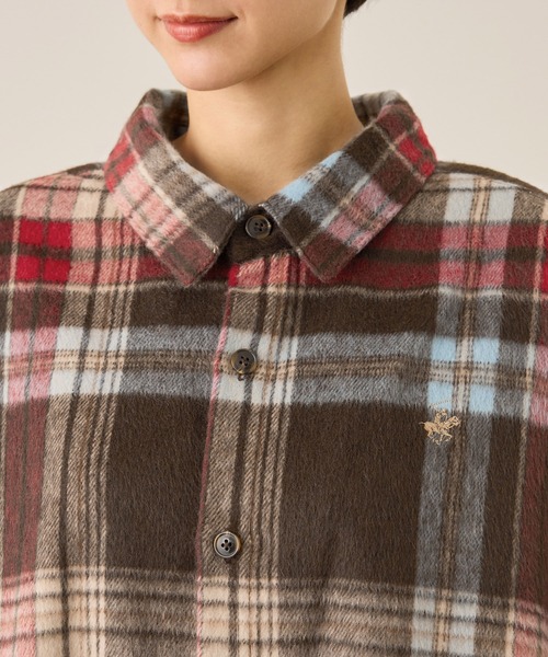 セール】【BEVERLY HILLS POLO CLUB・WEB限定】シャギーチェックシャツ