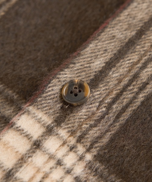 BEVERLY HILLS POLO CLUB（ビバリーヒルズポロクラブ）の「【BEVERLY HILLS POLO CLUB・WEB限定】シャギーチェックシャツ（シャツ/ブラウス・レディース・グリーン系その他/オレンジ系その他/ブラウン系その他2・FREE）」の17枚目の写真