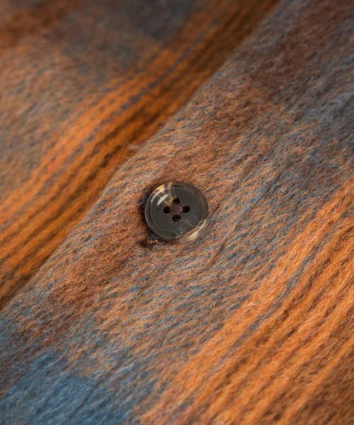 BEVERLY HILLS POLO CLUB（ビバリーヒルズポロクラブ）の「【BEVERLY HILLS POLO CLUB・WEB限定】シャギーチェックシャツ（シャツ/ブラウス・レディース・グリーン系その他/オレンジ系その他/ブラウン系その他2・FREE）」の14枚目の写真