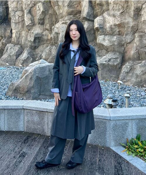 MUSINSA STANDARD WOMAN（ムシンサスタンダードウーマン）の「レディースプリーツミドル丈[ミディアムグレー]（スカート・レディース・グレー・X-SMALL/SMALL/MEDIUM/LARGE）」の9枚目の写真