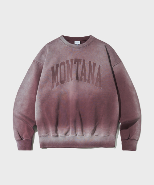 OUTSTANDING(アウトスタンディング)の「V.S.C SWEAT(MONTANA)_WINE(スウェット・メンズ・その他・SMALL/MEDIUM/LARGE)」の1枚目の写真