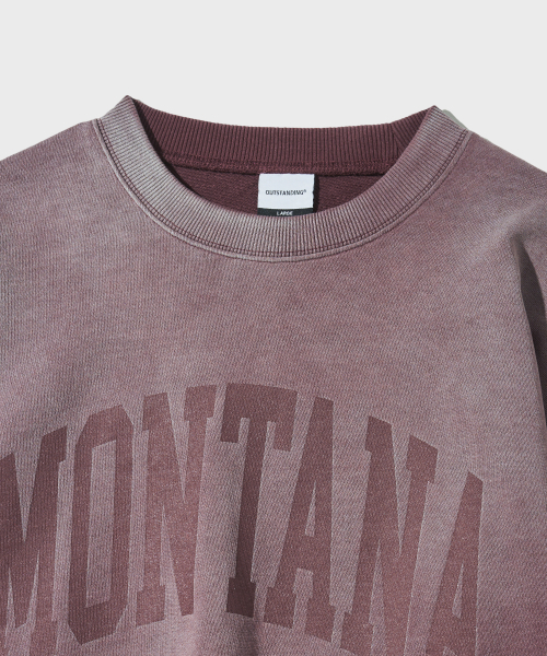 OUTSTANDING(アウトスタンディング)の「V.S.C SWEAT(MONTANA)_WINE(スウェット・メンズ・その他・SMALL/MEDIUM/LARGE)」の3枚目の写真