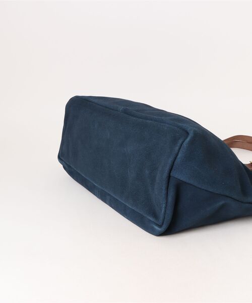 TONE SELECT GOODS(トーンセレクトグッズ)の「Butler Verner Sails(バトラーバーナーセイルズ) スエードビッグトート 牛革 日本製 (JA-1157-3)【スエードビッグトート 】(ショルダーバッグ・メンズ・ネイビー/キャメル・FREE)」の10枚目の写真