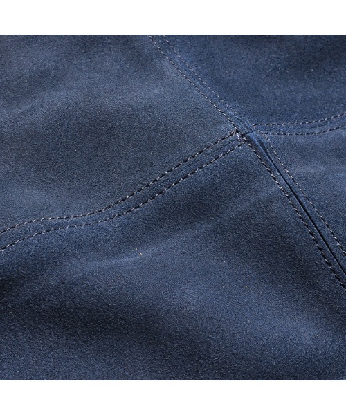 TONE SELECT GOODS(トーンセレクトグッズ)の「Butler Verner Sails(バトラーバーナーセイルズ) スエードビッグトート 牛革 日本製 (JA-1157-3)【スエードビッグトート 】(ショルダーバッグ・メンズ・ネイビー/キャメル・FREE)」の5枚目の写真