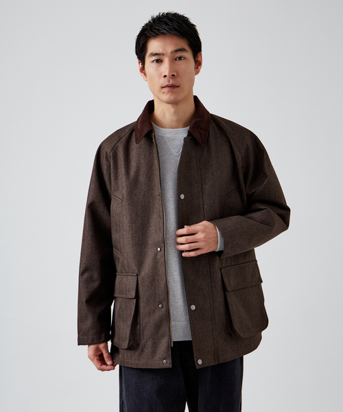 B.C STOCK(ベーセーストック)の「ファンクション フィルムブルゾン(ブルゾン・メンズ・ブラック/ブラウン・MEDIUM/LARGE)」の2枚目の写真