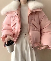 ファーコート フェイクファー ショート丈」に該当するレディース