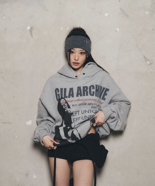 GILAARCHIVE(ギラアーカイブ)の「BOLD LOGO POCKET KNIT SHORTS_BLACK(その他パンツ・レディース・ブラック・FREE)」の10枚目の写真